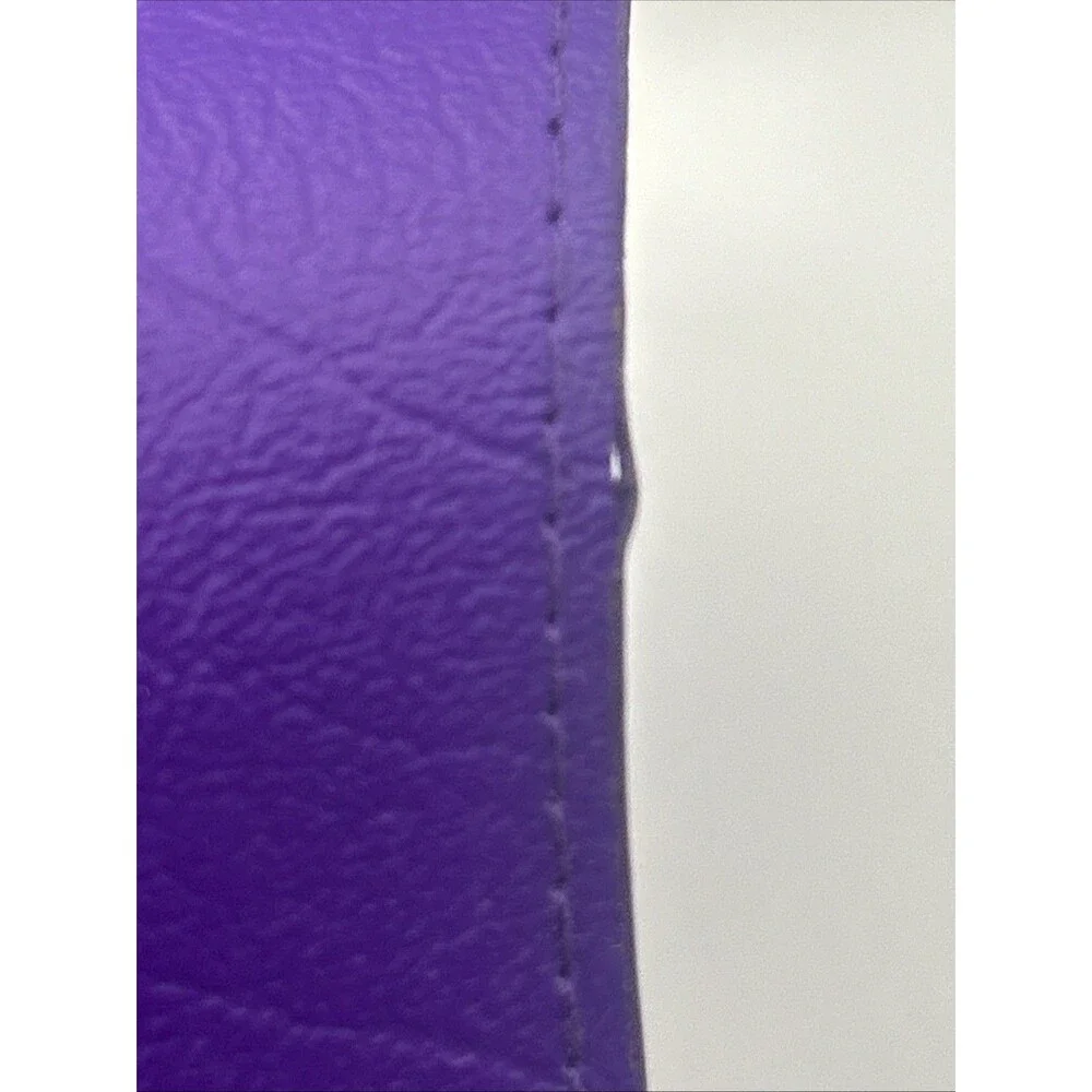Adira Purple Hard Case for Glasses Faux Leather Flip Top Felt Lined Unisex